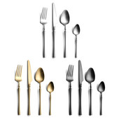 Tacâmuri din oțel inoxidabil 2023 Cuțit pentru unt Furculiță pentru desert Linguri Set set de tacâmuri pentru bucătărie de acasă Sufragerie Veselă occidentală