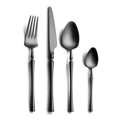 Tacâmuri din oțel inoxidabil 2023 Cuțit pentru unt Furculiță pentru desert Linguri Set set de tacâmuri pentru bucătărie de acasă Sufragerie Veselă occidentală