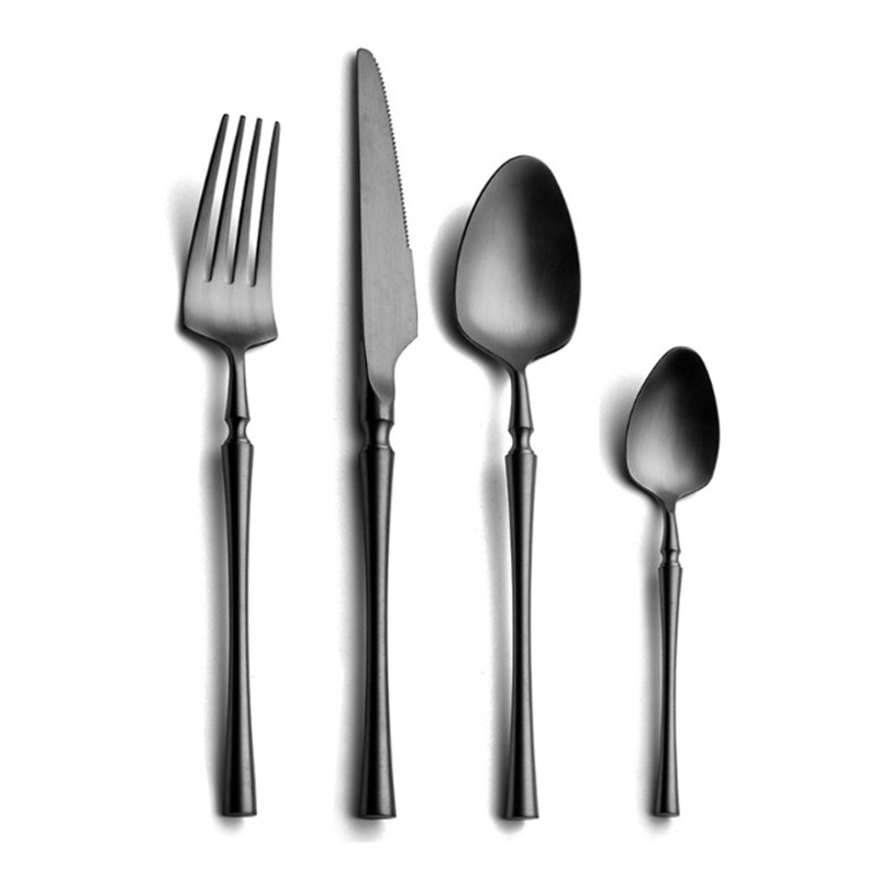 Ανοξείδωτα μαχαιροπήρουνα ButterKnife επιδόρπιο πιρούνι κουτάλια σετ μαχαιροπήρουνων Σετ για κουζίνα στο σπίτι Τραπεζαρία Δυτική σερβίτσιο Δώρο Su