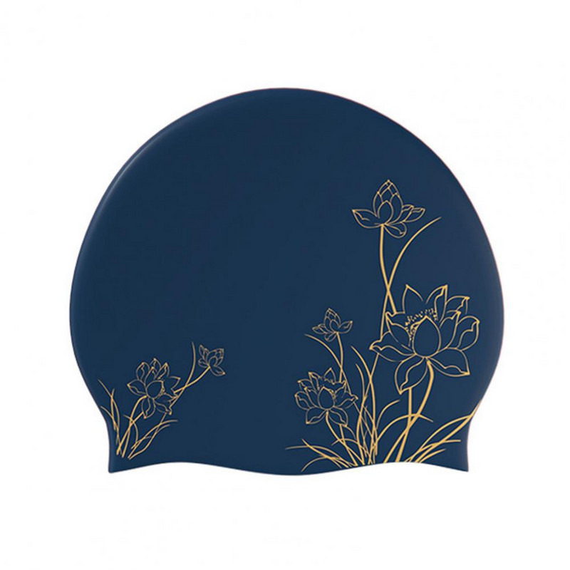 Πρακτικό καπέλο κολύμβησης Εξαιρετικό μοτίβο για ενήλικες Καπέλο κολύμβησης Υπερελαφρύ πολλαπλών χρήσεων μακριά κοντά μαλλιά Γυναικείο αθλητικό καπέλο κολύμβησης