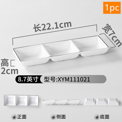 Virtuvė Panardinimo padažo lėkštė Restoranas Melaminas Servisai Patiekalas Diskas Prieskoniai Patiekalas Suši Kvadratiniai marinuoti agurkai Lėkštės Stalo reikmenys