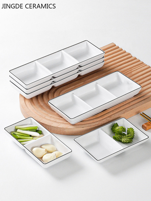 Virtuvė Panardinimo padažo lėkštė Restoranas Melaminas Servisai Patiekalas Diskas Prieskoniai Patiekalas Suši Kvadratiniai marinuoti agurkai Lėkštės Stalo reikmenys