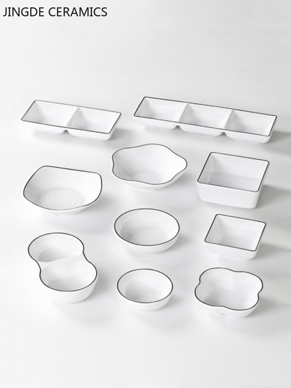 Virtuvė Panardinimo padažo lėkštė Restoranas Melaminas Servisai Patiekalas Diskas Prieskoniai Patiekalas Suši Kvadratiniai marinuoti agurkai Lėkštės Stalo reikmenys