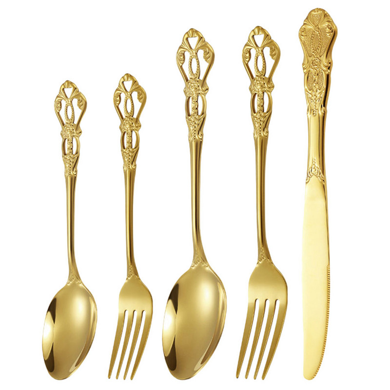 Šaukštų rinkinys Virtuvės reikmenys Rankiniai vakarietiški indai Maistas Stalo reikmenys Šakutė Šaukštas Įrankiai Kava