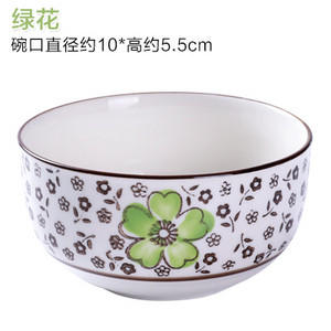 Didelis keraminis ryžių dubuo sriubos dubuo Japoniškas slyvų indas