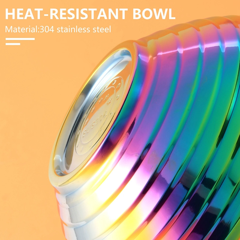 Apvalus dubuo su makaronais, dviejų sluoksnių nuo nuplikimo indai, skirti karštam puodo padažui, sriubai, ryžiams, dideliam rameno dubeniui, nerūdijančio plieno dubuo