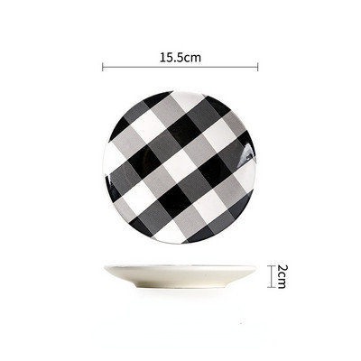 Söögitaldriku köögisöögiriistade komplekt Keraamilised lauanõud Serveerimissöögiriistade komplekt Õhtusöögitaldriku söögiriistade komplekt Geomeetrilise mustriga