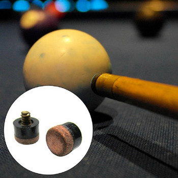 10Pcs Screw On Cue Tips for Billiard Pool Cue Stick και Snooker Cue ανταλλακτικά Εργαλείο επισκευής ραβδιών Αθλητική ψυχαγωγία
