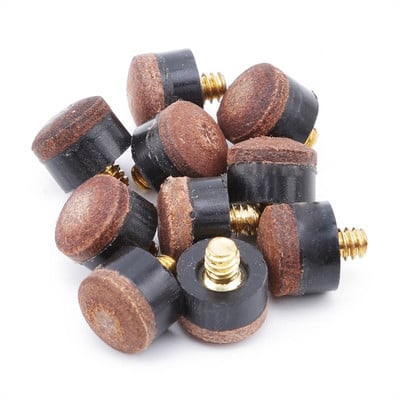 10 vnt. prisukami biliardo lazdos antgaliai ir snukerio lazdos pakeitimo dalys, taisymo įrankis, sportas, pramogos