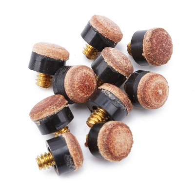 10 vnt. prisukami biliardo lazdos antgaliai ir snukerio lazdos pakeitimo dalys, taisymo įrankis, sportas, pramogos