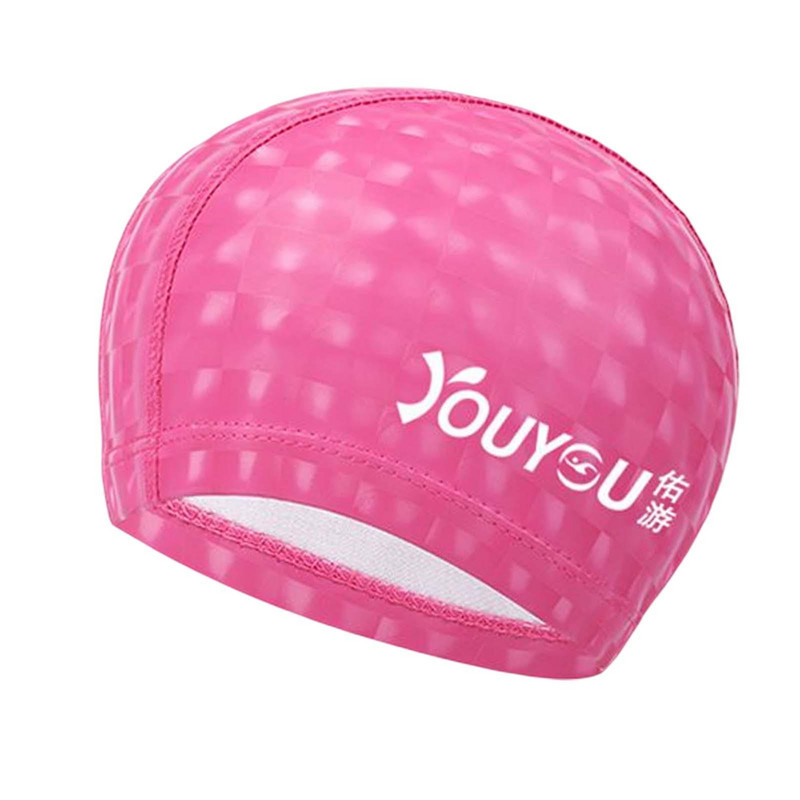 Maudymosi kepuraitė ilgiems plaukams plaukimo kepuraitė Patogi unisex didelė plaukimo kepuraitė nailoninė, lanksti