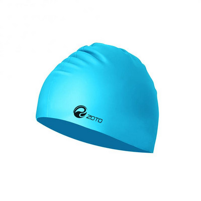 Καλής ελαστικότητας κολυμβητικός εξοπλισμός Φορητό μονόχρωμο σκουφάκι κολύμβησης σιλικόνης Εύκαμπτο σκουφάκι κολύμβησης με μακριά μαλλιά αδιάβροχο σκουφάκι κολύμβησης