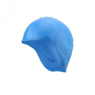 Καλής ελαστικότητας κολυμβητικός εξοπλισμός Φορητό μονόχρωμο σκουφάκι κολύμβησης σιλικόνης Εύκαμπτο σκουφάκι κολύμβησης με μακριά μαλλιά αδιάβροχο σκουφάκι κολύμβησης