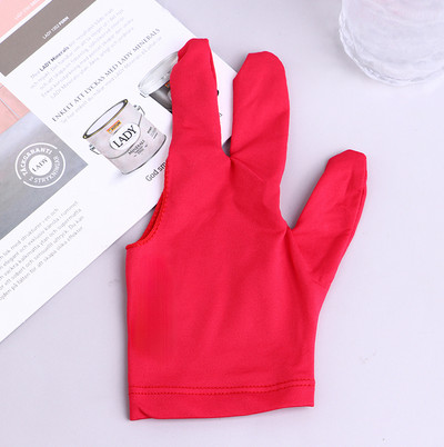 3 pirštų atviros snukerio biliardo pirštinės Kairės / Dešinės rankos apsauga Biliardo baseino pirštinė Vieno dydžio Unisex sportinė apranga