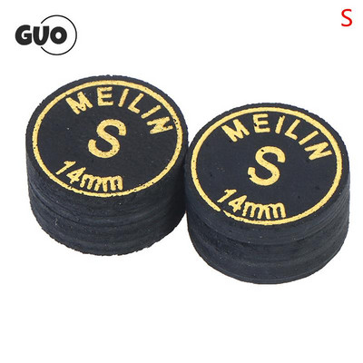 2 vnt. / partijoje 14 mm japoniško lazdelės antgalis, kokybiškas baseino biliardo kiaulės kailio antgalis, 9 sluoksnių snukerio lazdos antgalis