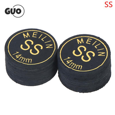 2 vnt. / partijoje 14 mm japoniško lazdelės antgalis, kokybiškas baseino biliardo kiaulės kailio antgalis, 9 sluoksnių snukerio lazdos antgalis