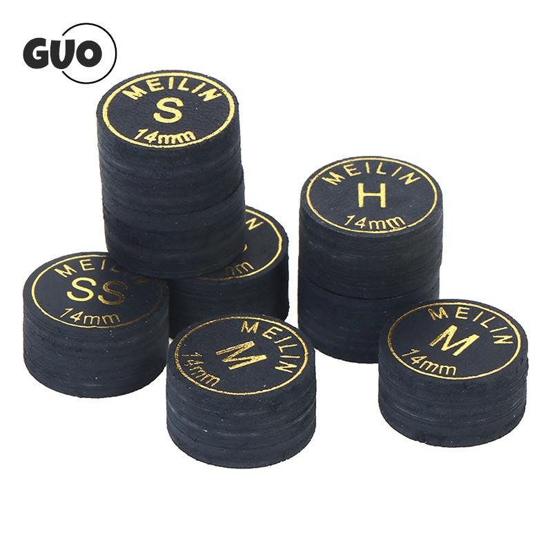 2 vnt. / partijoje 14 mm japoniško lazdelės antgalis, kokybiškas baseino biliardo kiaulės kailio antgalis, 9 sluoksnių snukerio lazdos antgalis