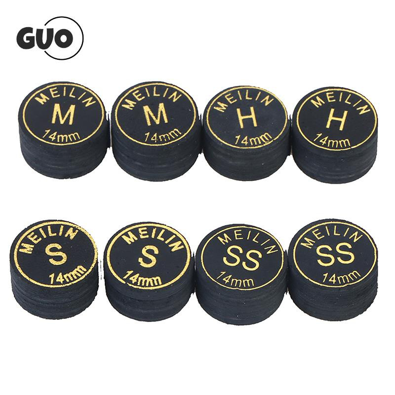 2 vnt. / partijoje 14 mm japoniško lazdelės antgalis, kokybiškas baseino biliardo kiaulės kailio antgalis, 9 sluoksnių snukerio lazdos antgalis