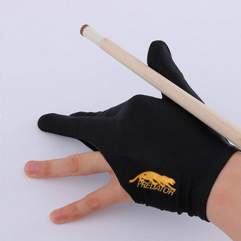 Ръкавици за билярд 2 бр. Ръкавици за играчи на билярд с три пръста Бродирани неплъзгащи се дишащи ръкавици за билярд Защита на лявата ръка