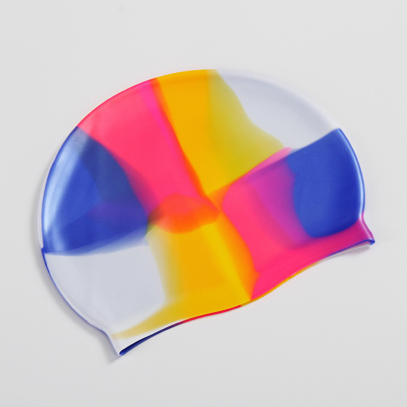 Candy Color Silicone σκουφάκι κολύμβησης ενηλίκων Ανδρικά γυναικεία ελαστικά μαλακά άνετα καπέλα κολύμβησης Προστασία αυτιών Αξεσουάρ κολύμβησης