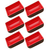 6 vnt. Acto indas Medienos lėkštė Pagardai Marinuoti agurkėliai Padažas Dubuo Prieskonių patiekimo lėkštės Melamino prieskonių skonis