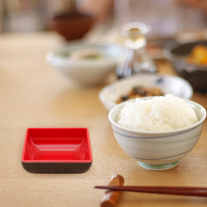 6 vnt. Acto indas Medienos lėkštė Pagardai Marinuoti agurkėliai Padažas Dubuo Prieskonių patiekimo lėkštės Melamino prieskonių skonis