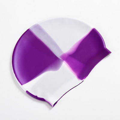 Candy Color Silikoonist Täiskasvanute ujumismüts Meeste Naiste Elastne Pehme Mugav ujumismütsid Kõrvakaitsed Ujumistarvikud