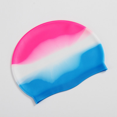 Candy Color Silikoonist Täiskasvanute ujumismüts Meeste Naiste Elastne Pehme Mugav ujumismütsid Kõrvakaitsed Ujumistarvikud