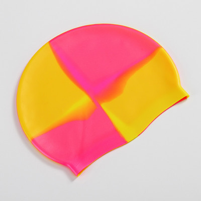 Candy Color Silikoonist Täiskasvanute ujumismüts Meeste Naiste Elastne Pehme Mugav ujumismütsid Kõrvakaitsed Ujumistarvikud