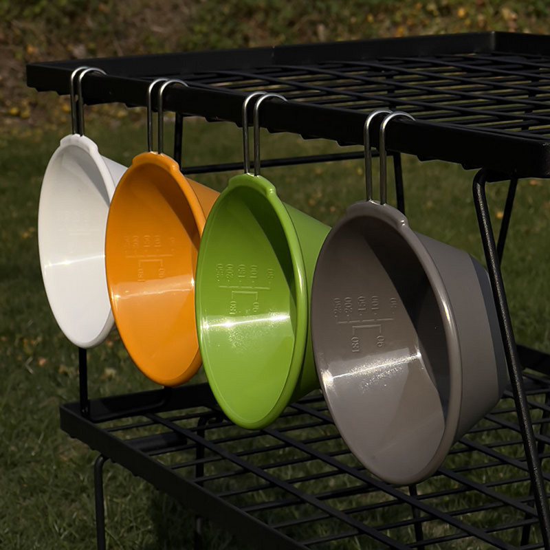 Μίνι κατσαρόλα για πικνίκ με πτυσσόμενη λαβή Shera μπολ με στοιβαζόμενο πλαστικό PBT κατά της πτώσης κατά του εγκαυμάτων Μαγειρικά σκεύη για εξωτερικό χώρο στο σπίτι