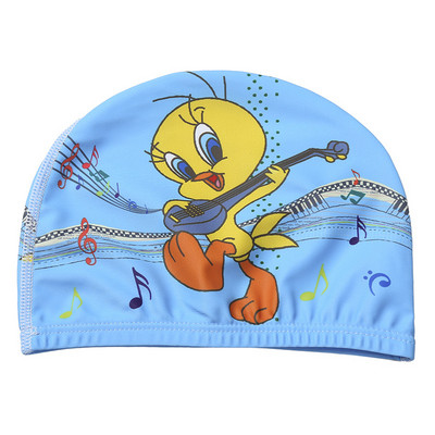 Animacinių filmų gyvūnų plaukimo kepuraitė vaikams Elastinis audinys Mielas vaikams Apsaugo ausis Baseinas Skrybėlė berniukams Mergaitėms Audiniai plaukimo priedai