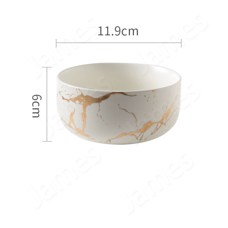 Márvány mintás Retro egyszerű divatos tál skandináv stílusú matt kerámia tálak tészták saláta rizsleves instant tészta asztali edények