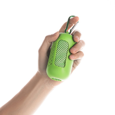 1 vnt vasarinis ledinis šilko rankšluostis Sportinis momentinis vėsinantis ledinis rankšluostis, nešiojamas lauko kelionių fitneso bėgimo plaukimo rankšluosčių silikoninis krepšys