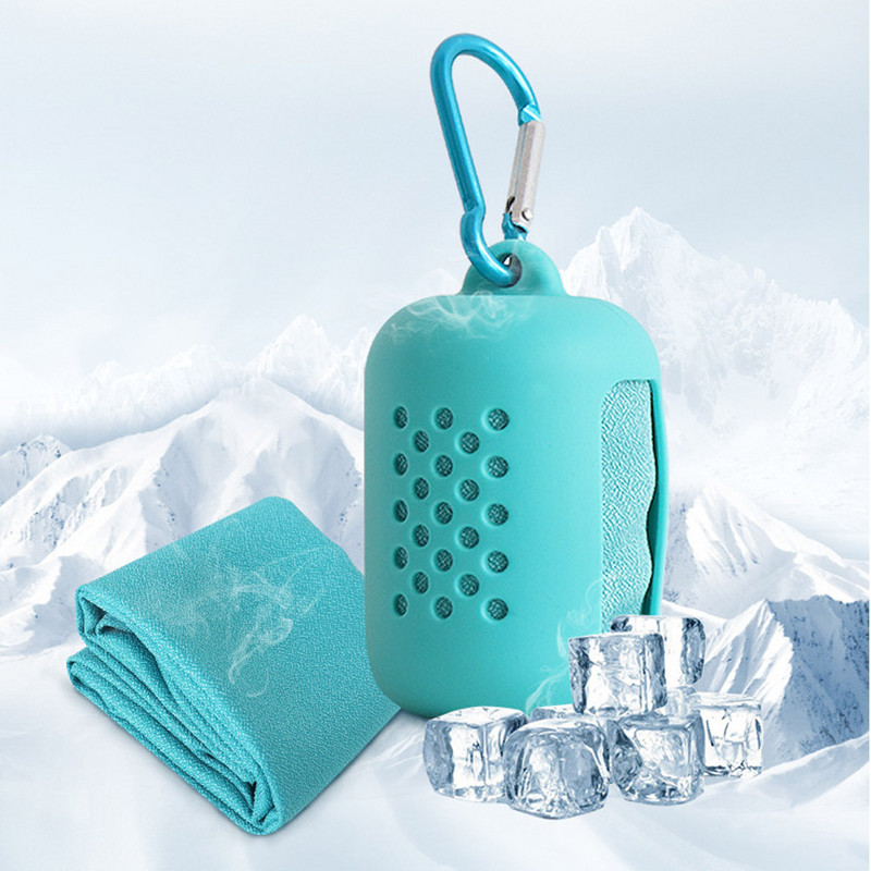 Kiiresti kuivav mikrokiust rätik spordijooks õues matkarätik kaasaskantav spordisaali rätik Jooga rannareisi silikoonkott