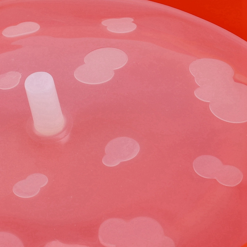 2X spragėsių mikrobangų krosnelė silikoninė sulankstoma raudona virtuvės paprasti įrankiai.