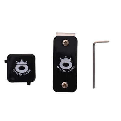 Magnetinis snukerio biliardas biliardo stalo plastikinis kreidos laikiklis su diržo segtuku Snukerio kreidos dėklai su stipriu magnetu