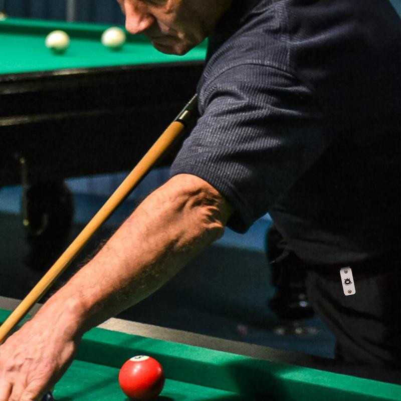 Magnetinis snukerio biliardas biliardo stalo plastikinis kreidos laikiklis su diržo segtuku Snukerio kreidos dėklai su stipriu magnetu