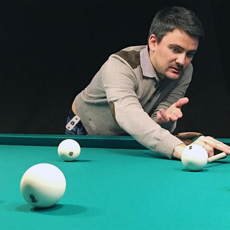 Magnetinis snukerio biliardas biliardo stalo plastikinis kreidos laikiklis su diržo segtuku Snukerio kreidos dėklai su stipriu magnetu