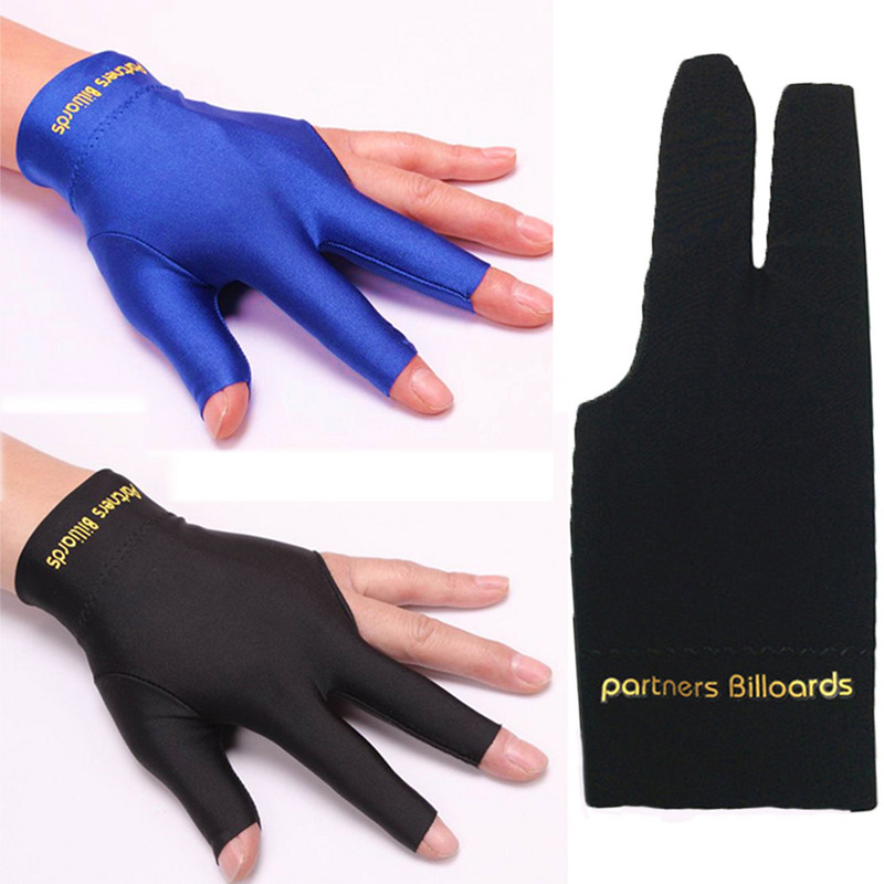 Snuuker, piljard, kolme sõrmega kindad, vasak käsi, avatud, kolm sõrme, piljard, piljard, sporditarvikud