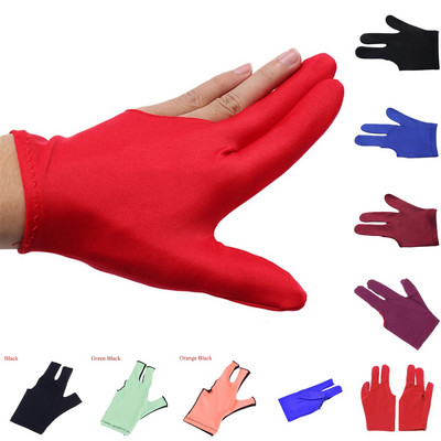 Hot! Bilijarske rukavice s tri prsta, protuklizne rukavice za biljarski štap, rukavice za bilijar, lijeva ruka, visoka elastičnost za uniseks dodatke