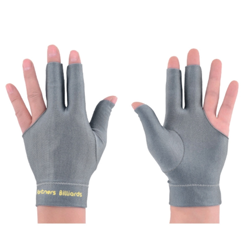 Γάντια Πισίνας Μπιλιάρδο Αριστερό Δεξί Χέρι Γάντι Μπιλιάρδου Αναπνεύσιμο με 3 Δάχτυλα για Σνούκερ Cue Sport Άνδρας Γυναικείο Ελαστικό Γάντι ΝΕΟ