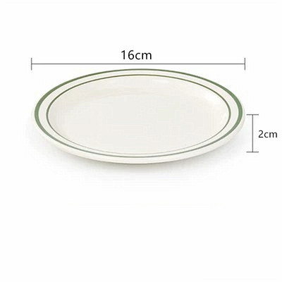 Honkongo stiliaus melamino desertinis dubuo sutirštintas plastikinis dubuo su cukrumi Įvairių dydžių kūrybingi ryžių dubenys rameno dubenys Virtuvės stalo įrankiai Įrankiai