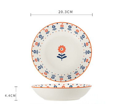 Dubenys Saulėgrąžos Matinė apdaila Keramika Deep Disk Namų ūkis Sriuba Maistas Pusryčių konteineris Virtuvė Namai Kasdienis Valgymas Paprastas