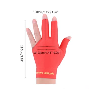 2023 New Billiards Three Fingers Glove Snooker Glove Special High Grade Billiard Gloves