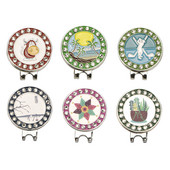 Magnetiline golfipalli marker Mütsiklamber Golfi panemine Treeningpalli asendimärk Silt Aksessuaarid Mütsiklambrid Eemaldatav magnetvarustus