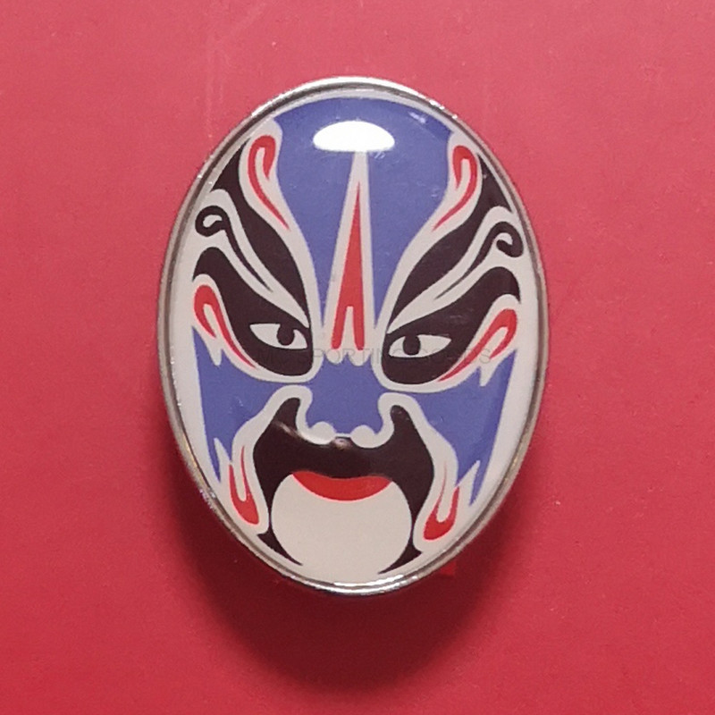 Face Makeup golfipalli marker magnetkorgi klambritega Hiina näomeik ooperites Facebooki golfipalli märk golfimängijale kingitus 1tk