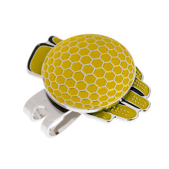 Щипка за шапка за голф със забавен дизайн на ръкавица с магнитен маркер за топка Подарък за играч на голф