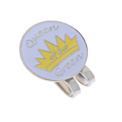 Lydinio golfo kepurė / kepuraitė / skydelio segtukas su magnetiniu golfo kamuoliukų žymekliu Golfo priedai Juokinga dovana golfo žaidėjui