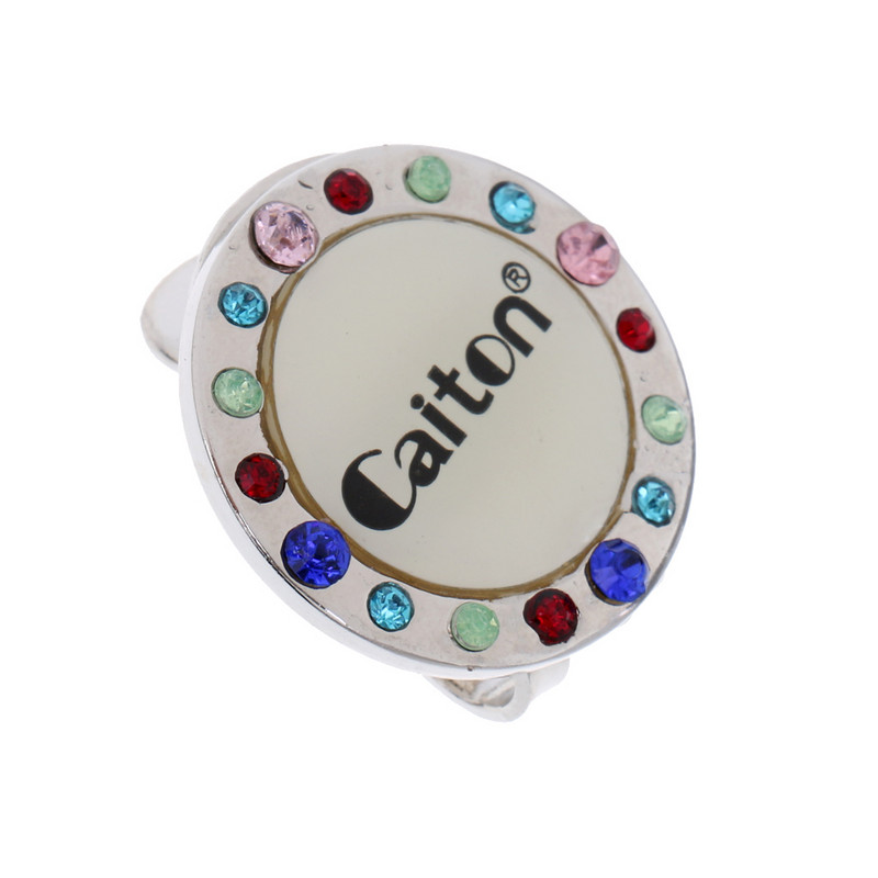 Lydinio golfo kepurė / kepuraitė / skydelio segtukas su magnetiniu golfo kamuoliukų žymekliu Golfo priedai Juokinga dovana golfo žaidėjui