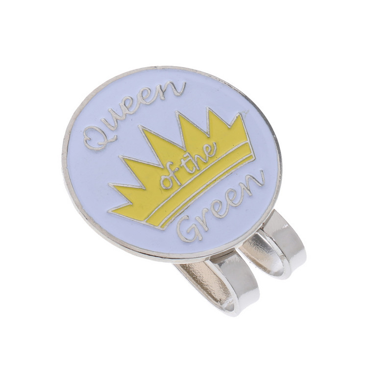 Lydinio golfo kepurė / kepuraitė / skydelio segtukas su magnetiniu golfo kamuoliukų žymekliu Golfo priedai Juokinga dovana golfo žaidėjui